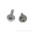 Screw with Lock Washer Cross pan three combination screw with spring washer Supplier